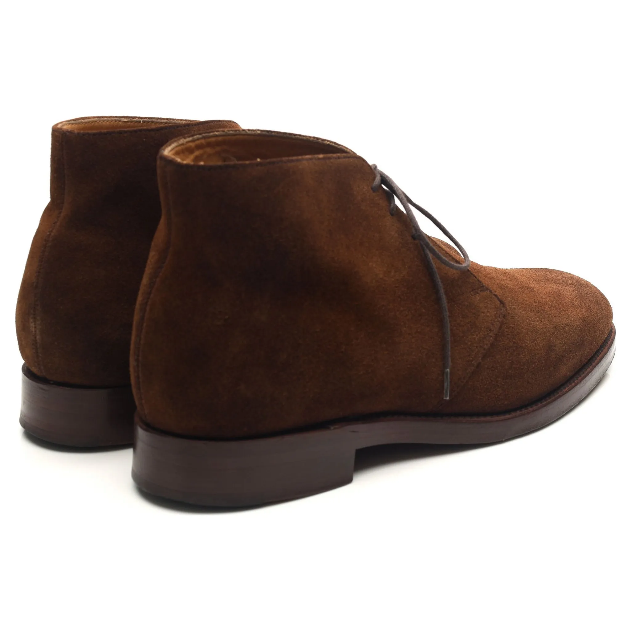 1880 'Wetherby' Brown Suede Chukka Boots UK 7.5 F