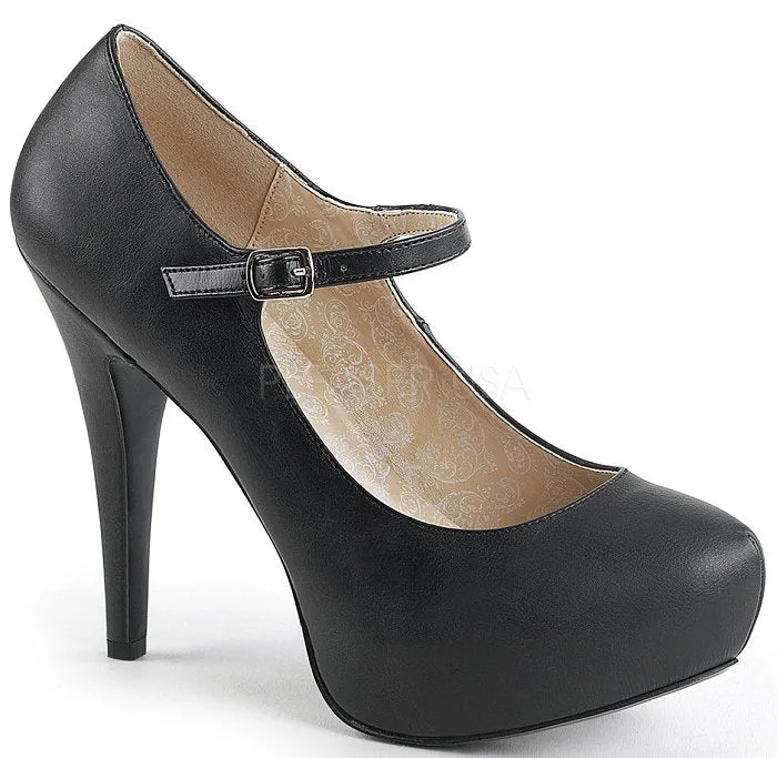 5 1/4" Platform Mary-Jane Pump (CHLOE-02)