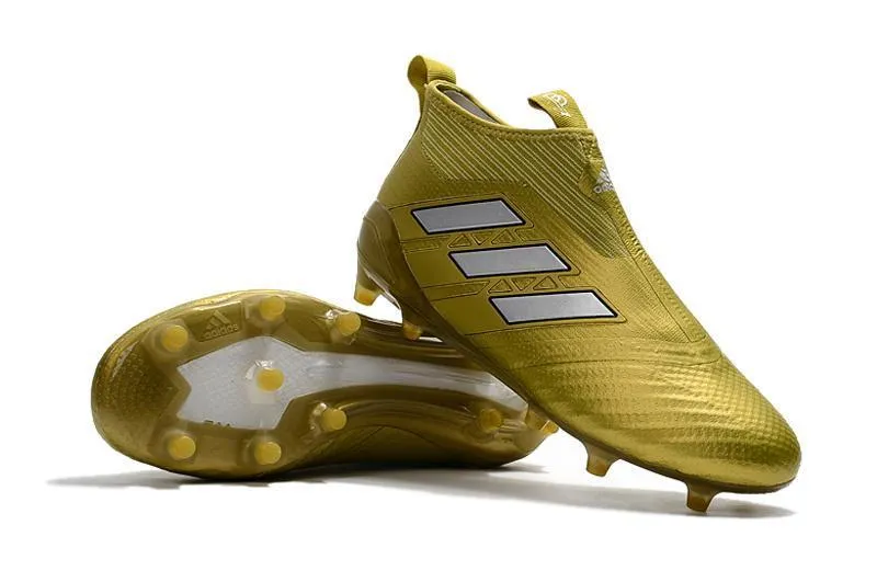 Adidas ACE PureControl FG Soccers Shoes Gold/White