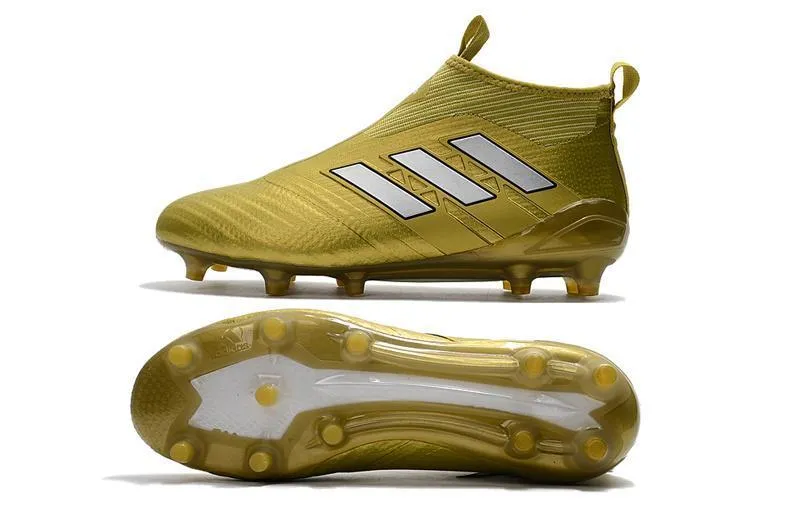 Adidas ACE PureControl FG Soccers Shoes Gold/White