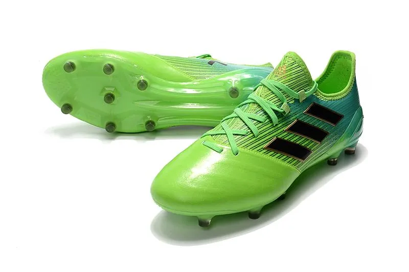 Adidas ACE Series FG Football Shoes Green/Blue/Black