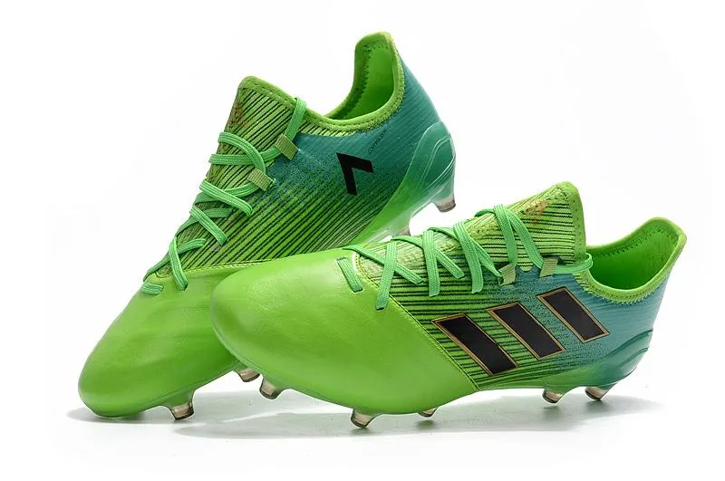 Adidas ACE Series FG Football Shoes Green/Blue/Black