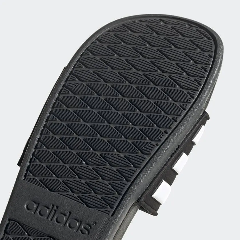 ADILETTE COMFORT ADJUSTABLE SLIDES CORE BLACK / CLOUD WHITE / GREY SIX