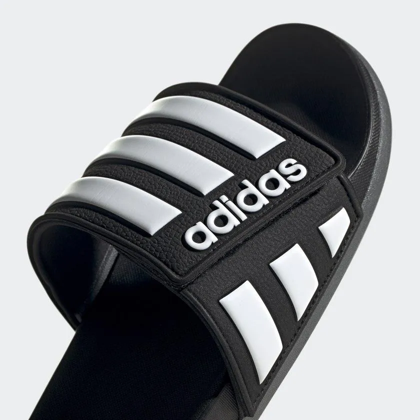 ADILETTE COMFORT ADJUSTABLE SLIDES CORE BLACK / CLOUD WHITE / GREY SIX