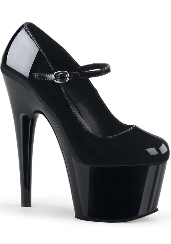 ADORE-787 [Black Patent] | PLATFORM HEELS [PREORDER]