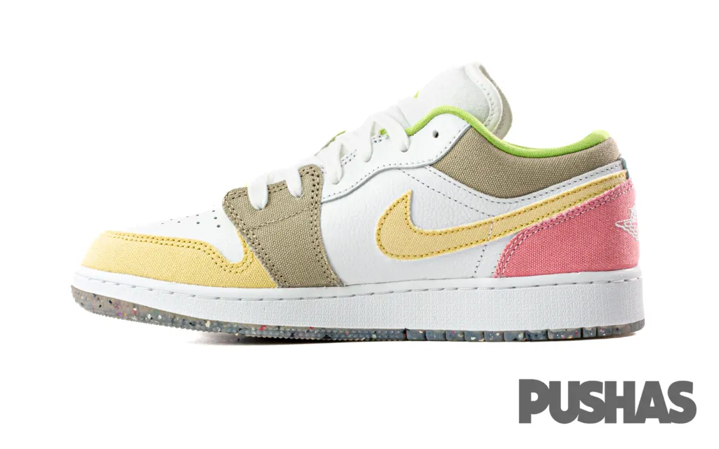 Air Jordan 1 Low 'Pastel Grind Vivid Green' GS (2021)