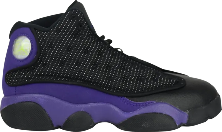 Air Jordan 13 Retro PS Court Purple Sneakers, Black