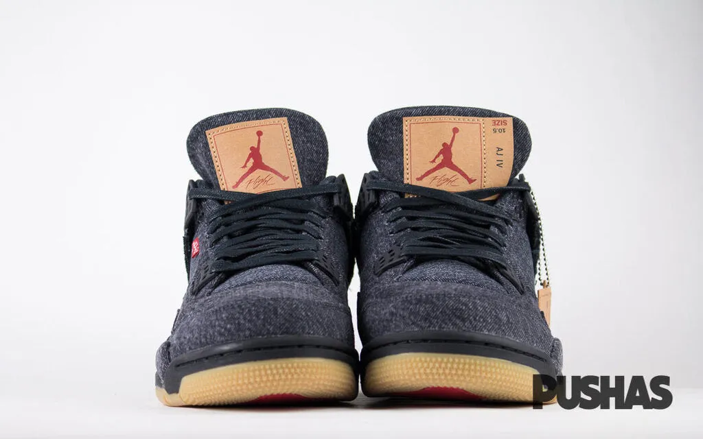 Air Jordan 4 x Levi's 'Black Denim' (New)