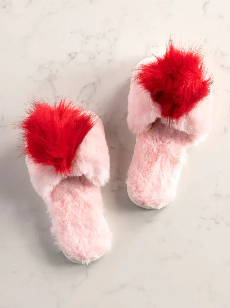 Amor Pink Slippers