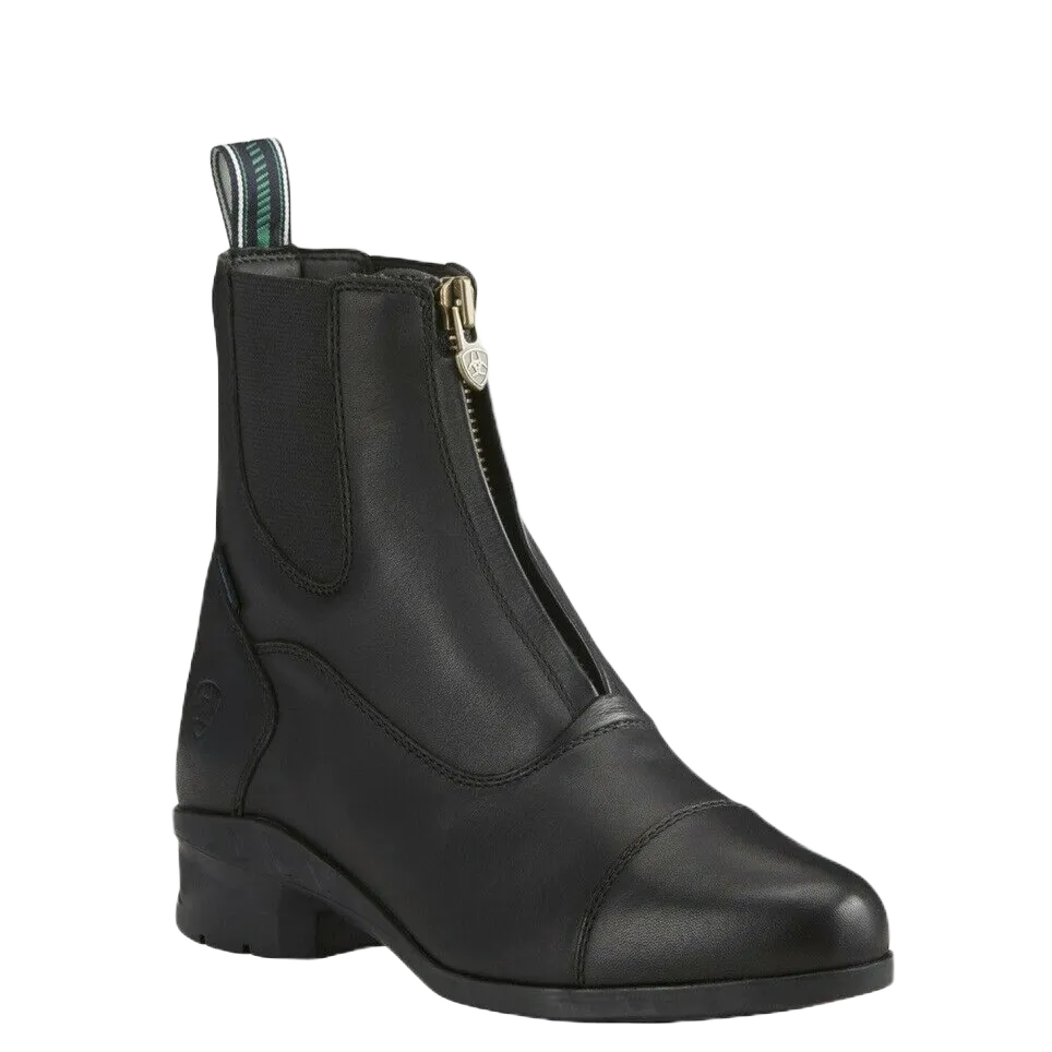 Ariat Ladies Heritage IV Zip H2O Paddock Black Boots 10021490