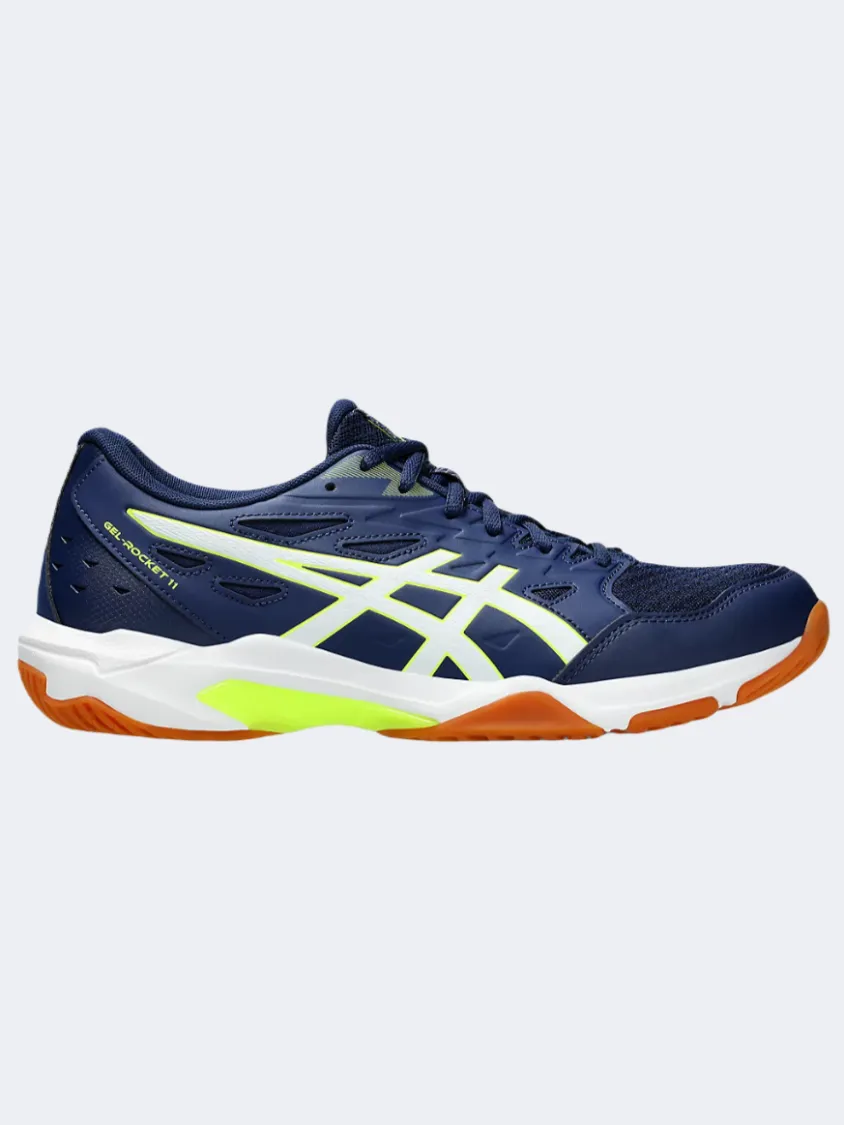 Asics Gel Rocket 11 Men Indoor Shoes Blue/Yellow