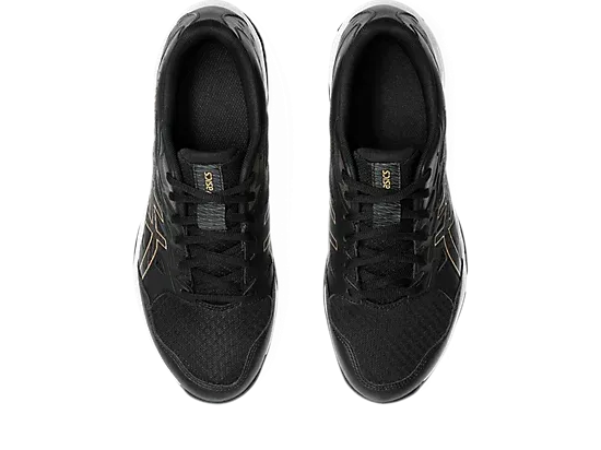 Asics Gel-Rocket 11 Unisex Court Shoe Black/Pure Gold