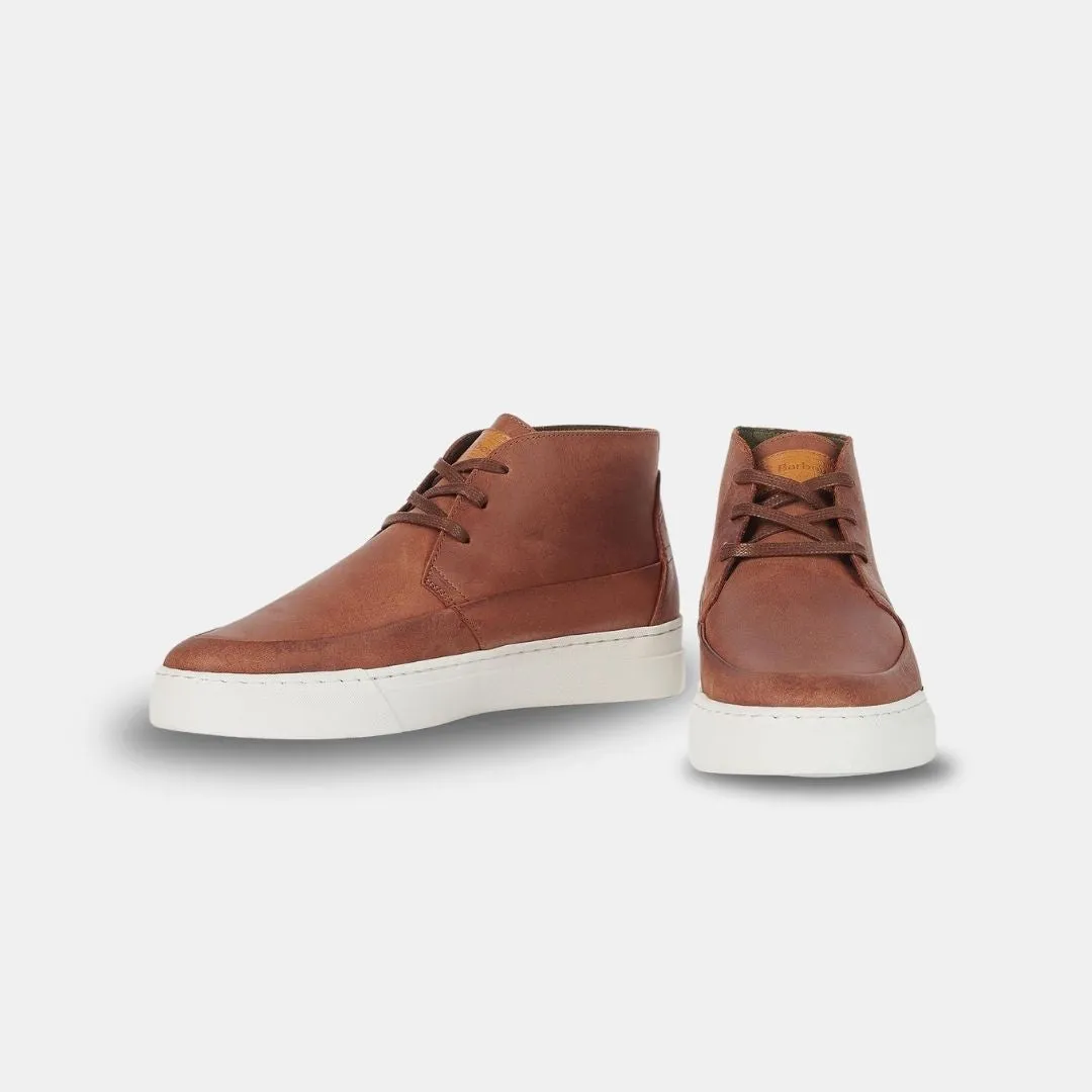 Barbour Mason Chukka Boots Cognac