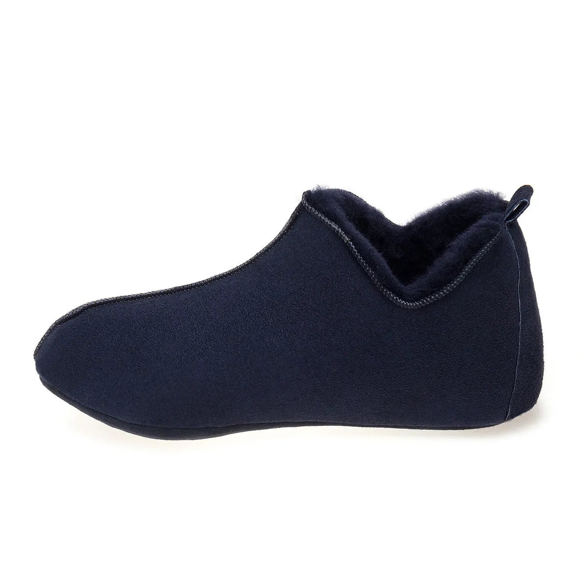 Berit Sheepskin Slippers/Yoga Shoe - Midnight Navy