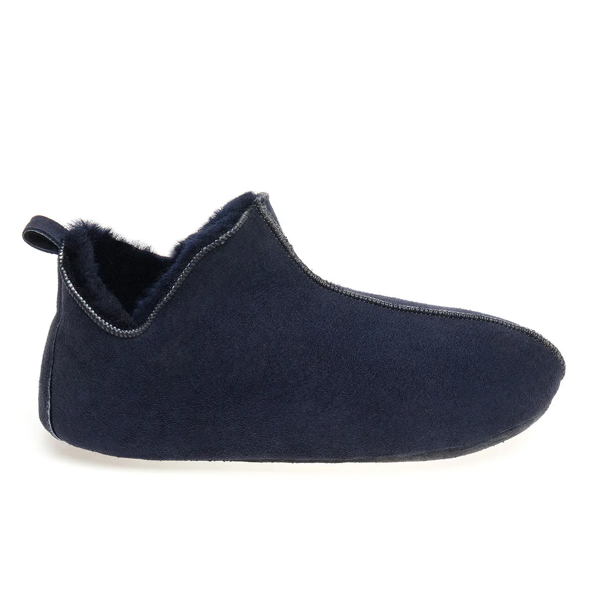 Berit Sheepskin Slippers/Yoga Shoe - Midnight Navy