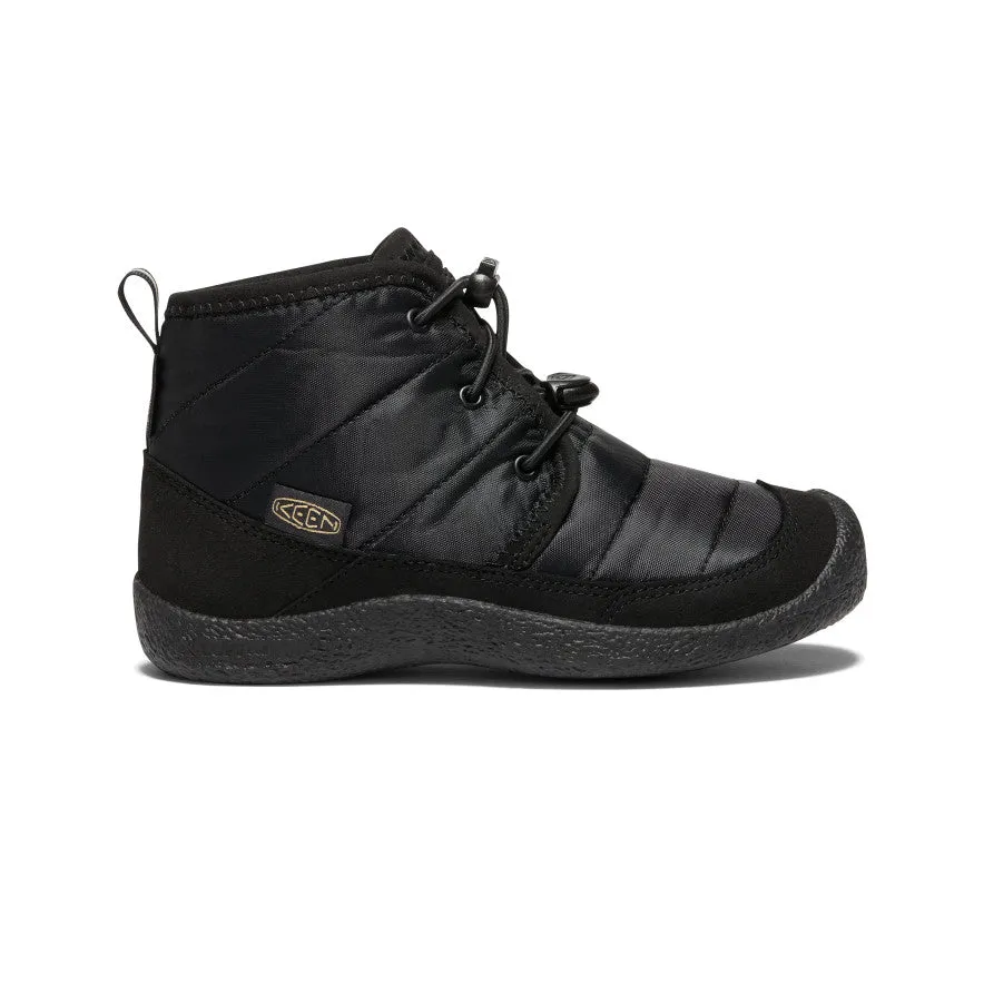 Big Kids' Howser II Waterproof Chukka  |  Black/Black