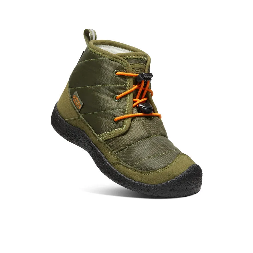 Big Kids' Howser II Waterproof Chukka | Capulet Olive/Russet Orange