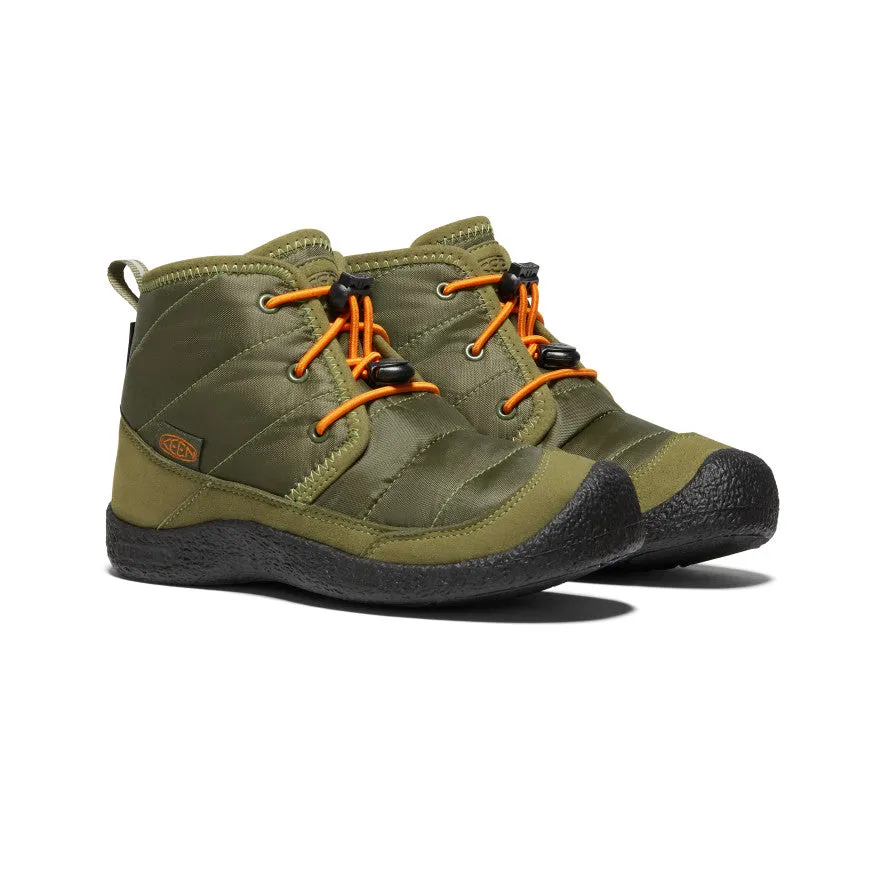 Big Kids' Howser II Waterproof Chukka | Capulet Olive/Russet Orange