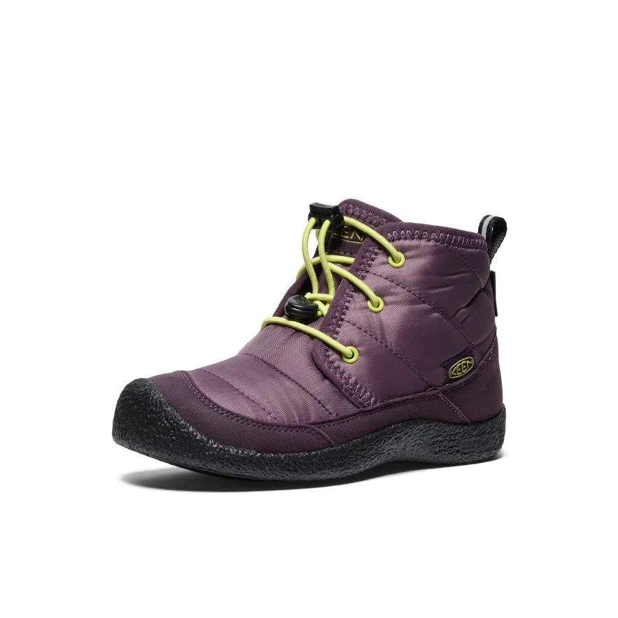 Big Kids' Howser II Waterproof Chukka  |  Plum Perfect/Daiquiri Green