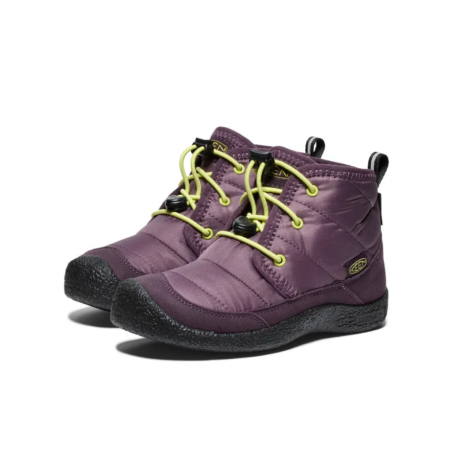 Big Kids' Howser II Waterproof Chukka  |  Plum Perfect/Daiquiri Green