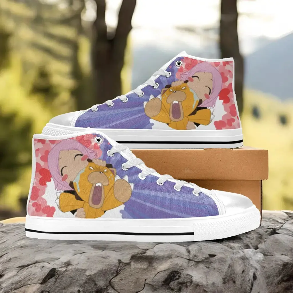 Bleach Kon Shoes High Top Sneakers for Kids and Adults