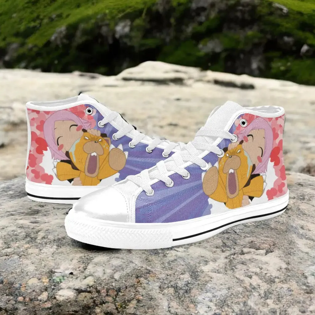 Bleach Kon Shoes High Top Sneakers for Kids and Adults