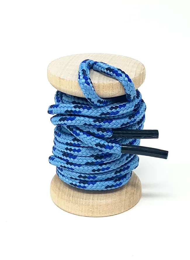 Blue, Light Blue & Navy Boot Laces