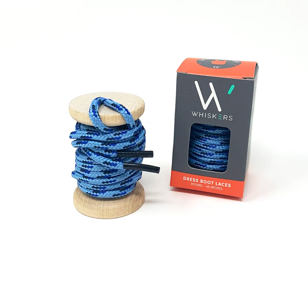 Blue, Light Blue & Navy Boot Laces