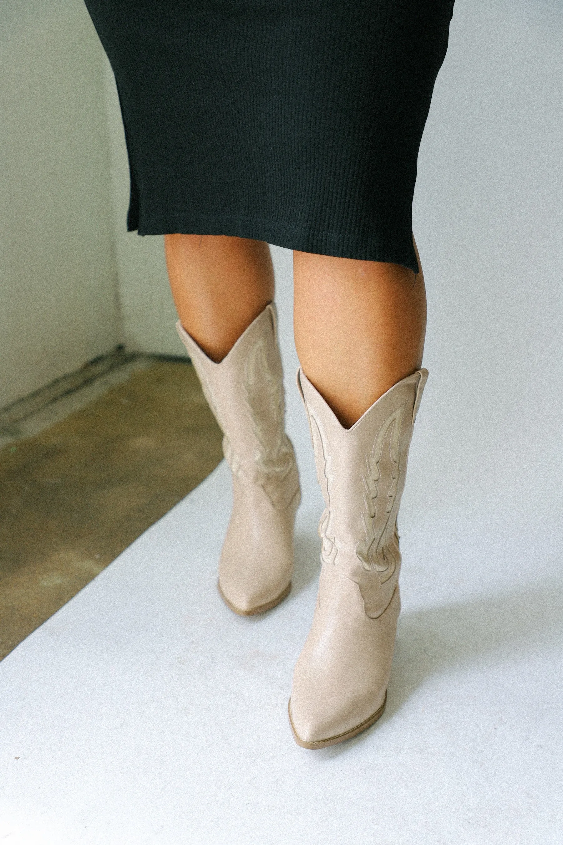 Blush   Cream Norva Boots