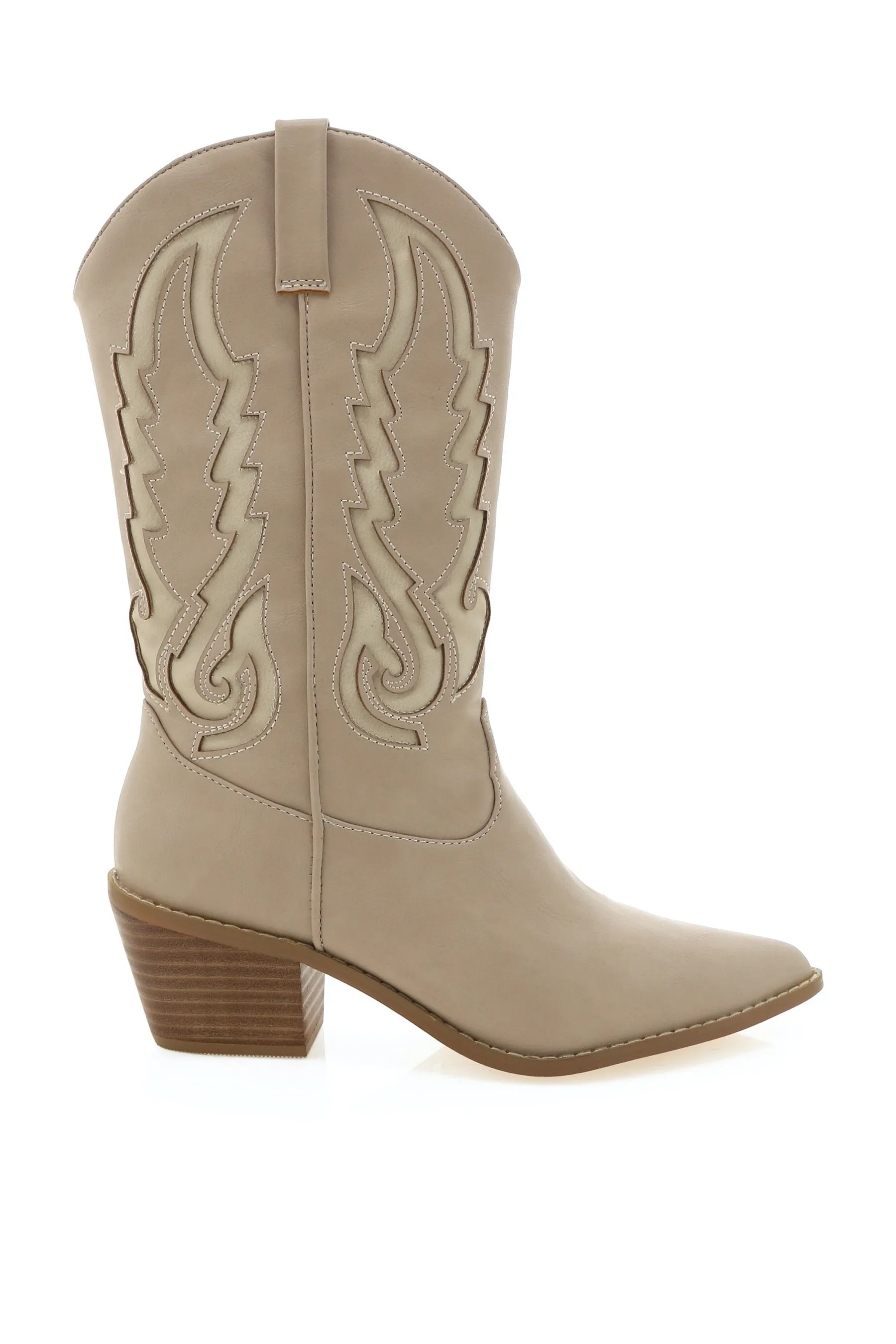 Blush   Cream Norva Boots