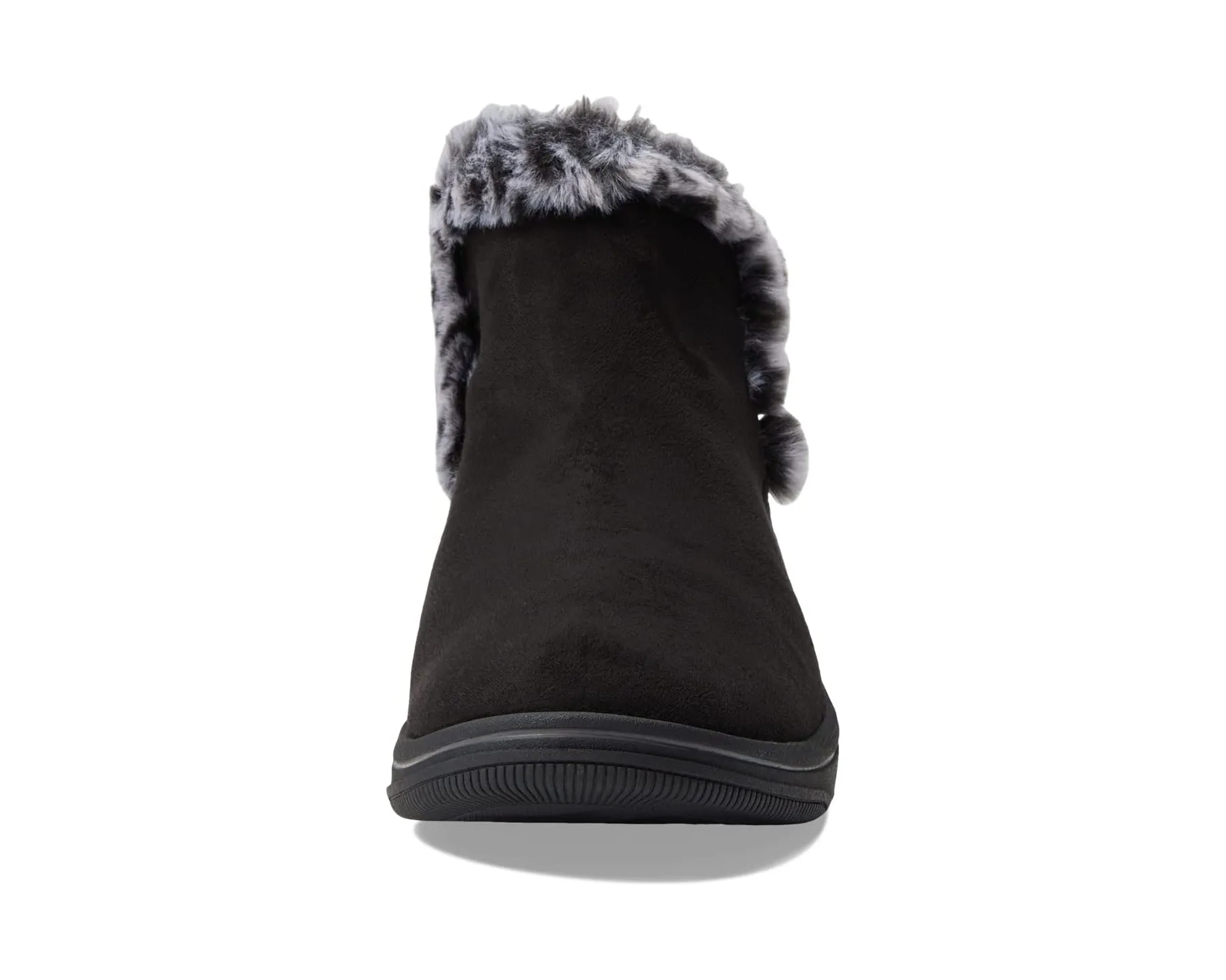 Breeze Faux Fur Clarks boots, black