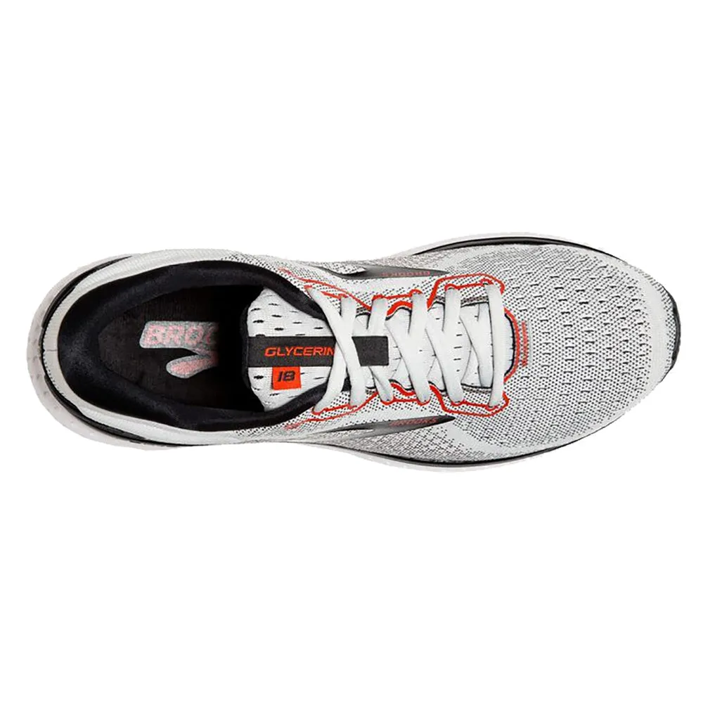 Brooks Glycerin 18 Gray Mens Running Shoes