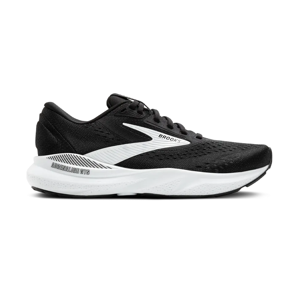 Brooks Men's Adrenaline GTS 24 2E Width Black/White