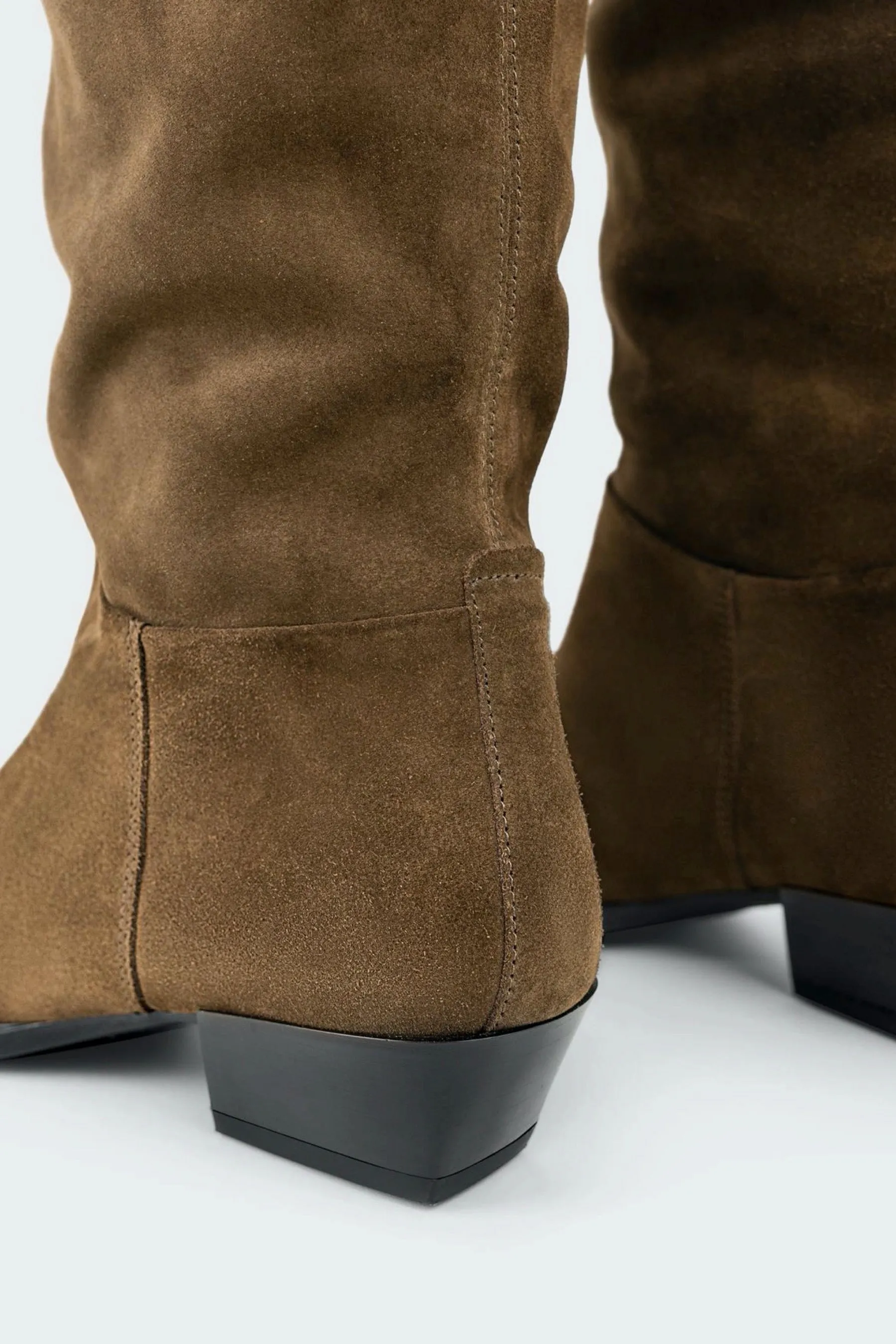 Brown Suede Cassie Boot