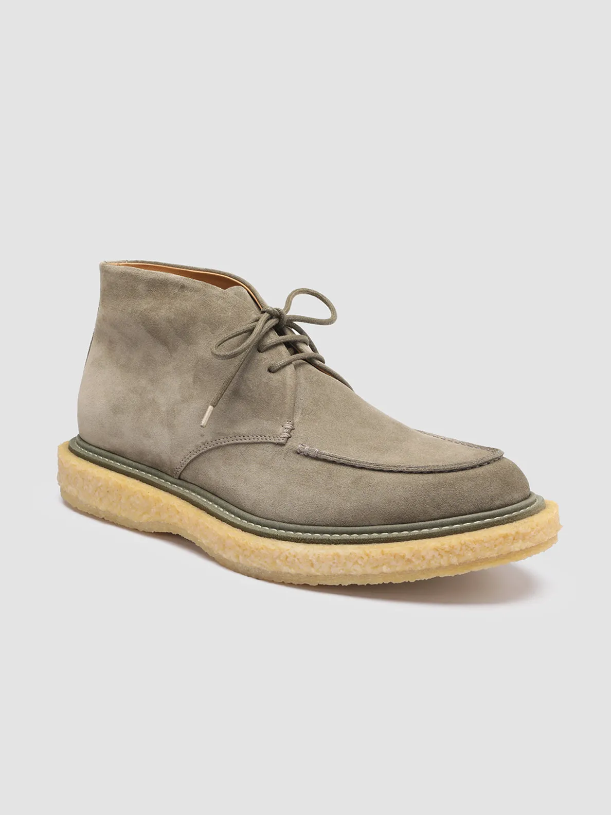 BULLET 001 - Green Suede Chukka Boots