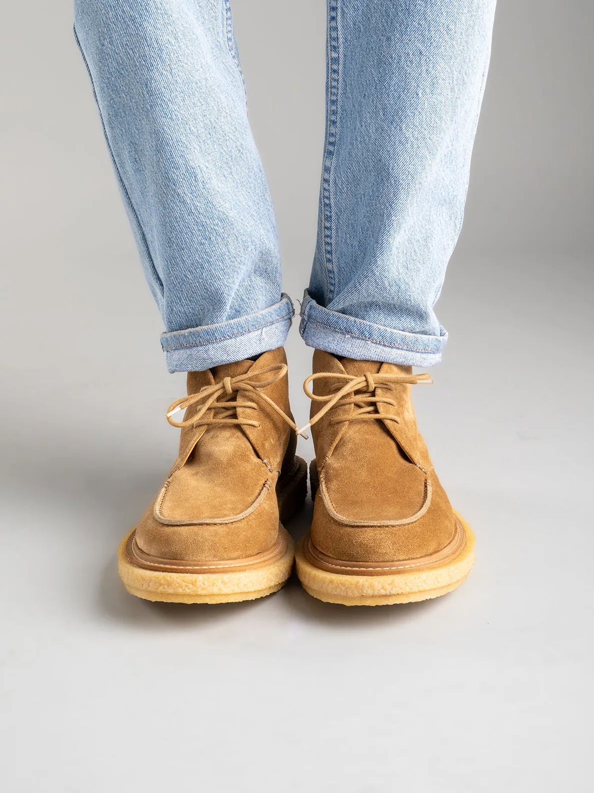 BULLET 001 - Green Suede Chukka Boots