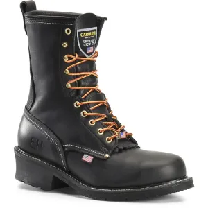 Carolina Men's Maple 9" USA Made Work Boot - Black - 922