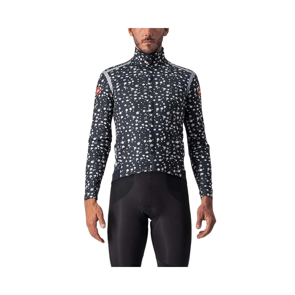 Castelli Perfetto RoS Jacket Blue Flowers