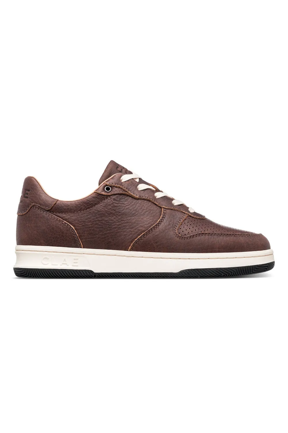 Clae Malone Sneakers in Cocoa Leather