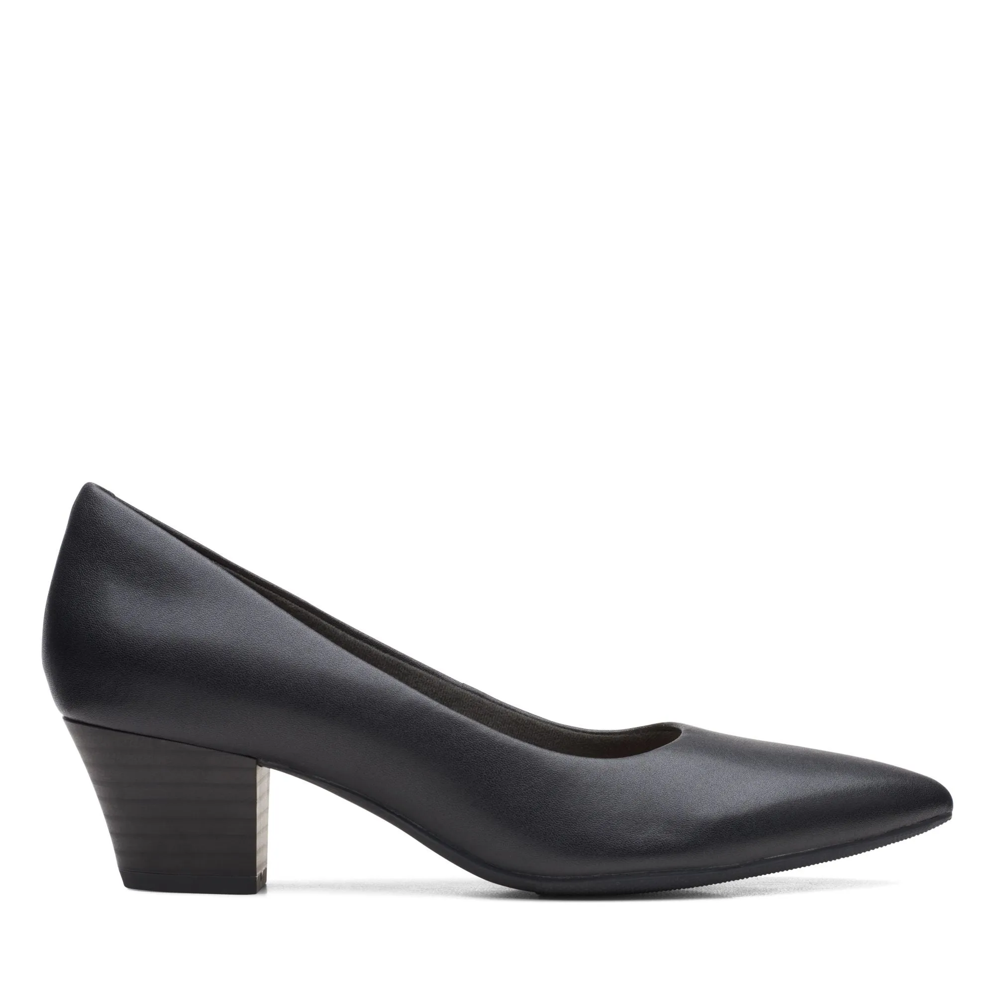 Clarks Women's Teresa Step - Black Leather