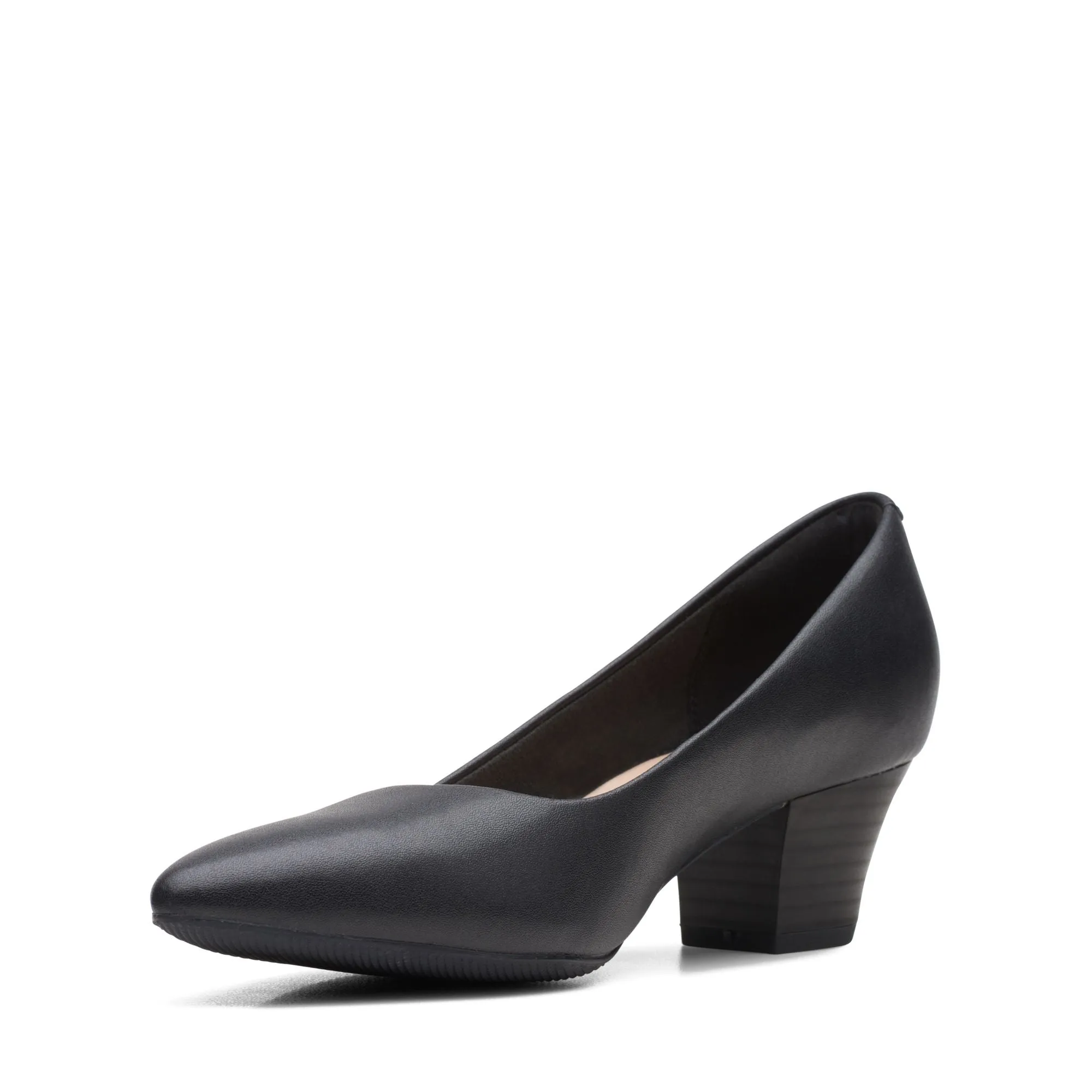 Clarks Women's Teresa Step - Black Leather