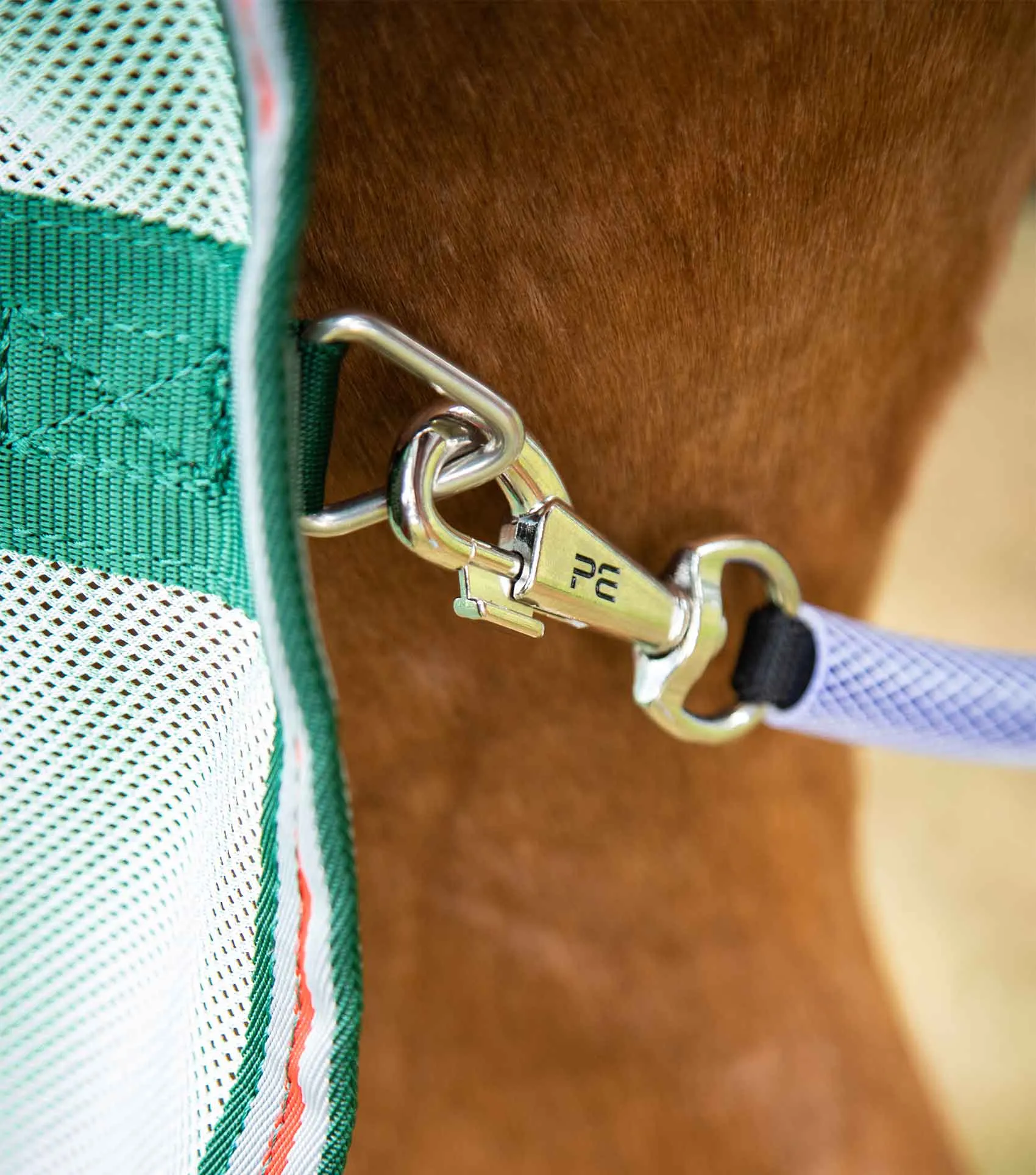 Combo Mesh Air Fly Rug with Surcingles Green