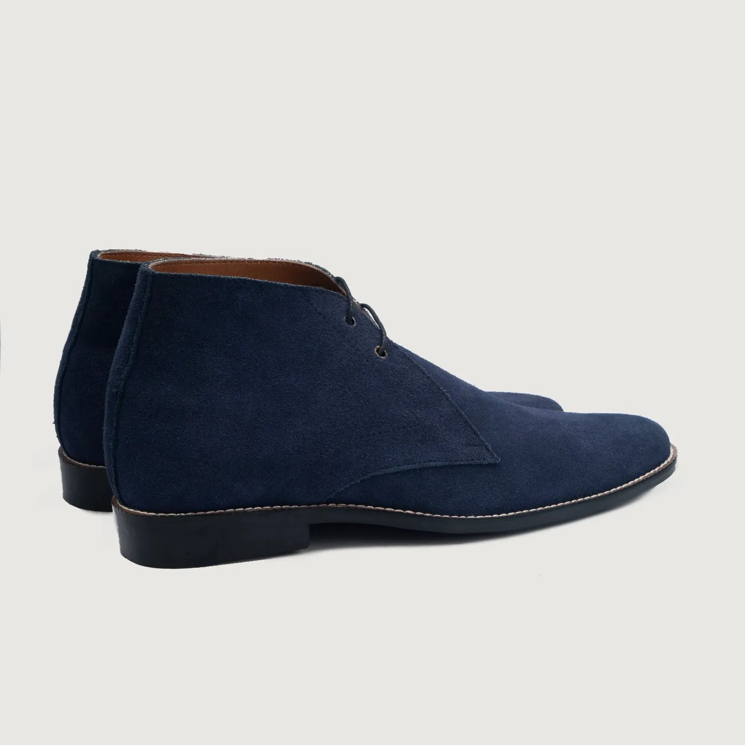 Corry Chukka Midnight Blue Suede Leather Boots