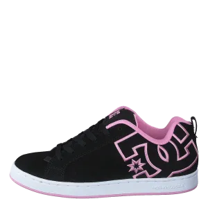 Court Graffik Black/white/pink