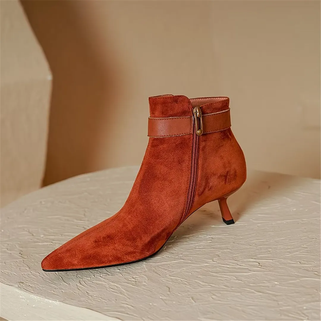 CrocEloquence Pointed Leather Boots