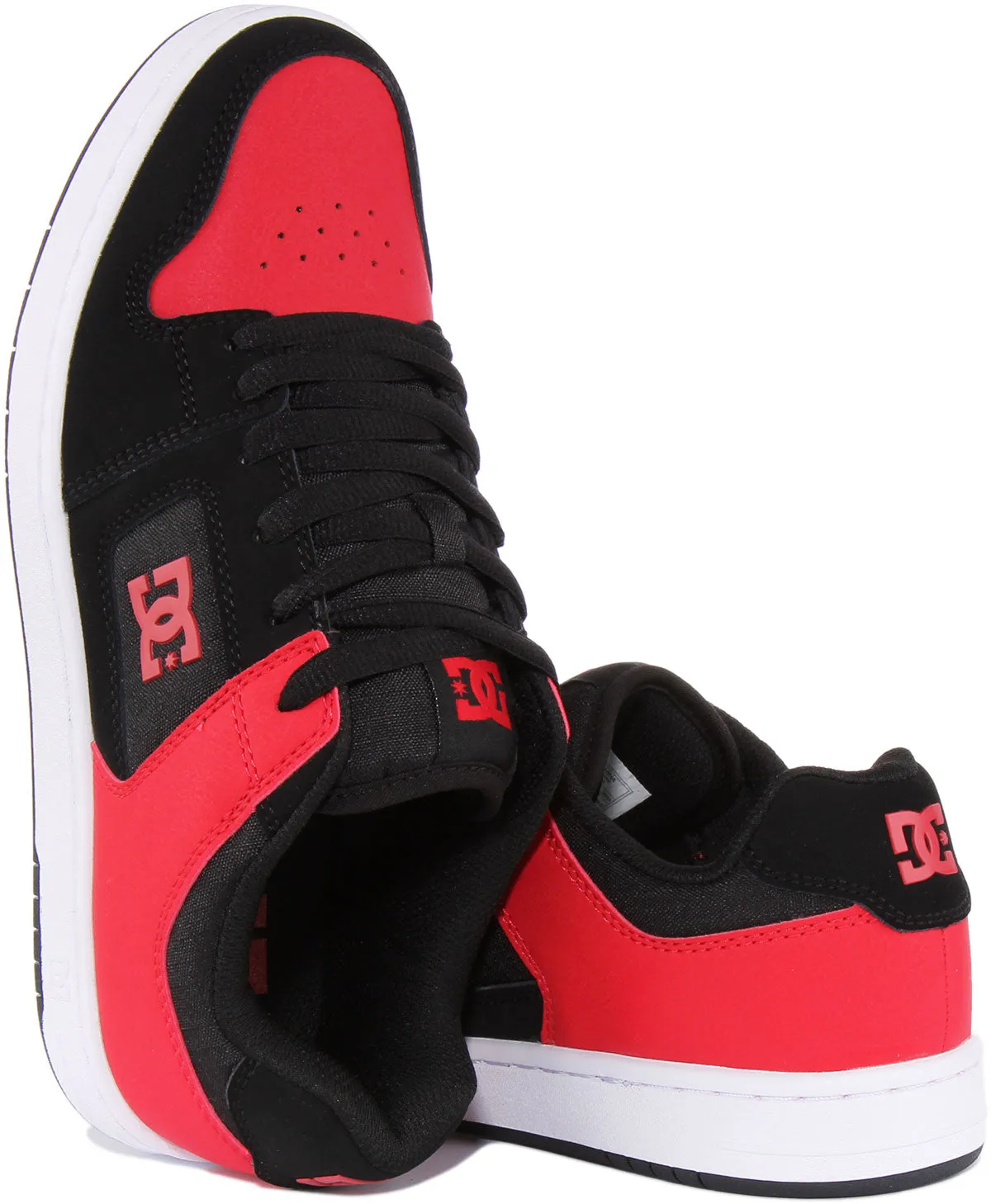 Dc Shoes Manteca 4 In Black Red For Men