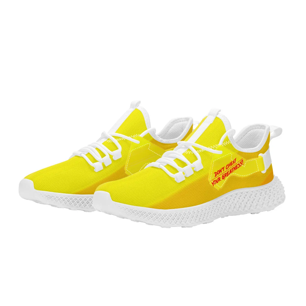 DCYG Red, Yellow & White NP5  New Arrival Mesh Knit Shoes Mens up to size 11 only