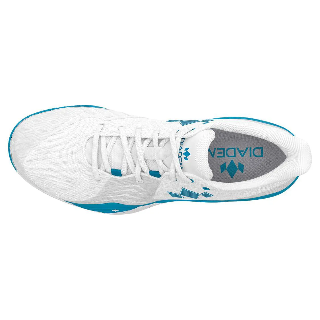 Diadem Women's Court Burst Pickleball Shoes - White/Blue