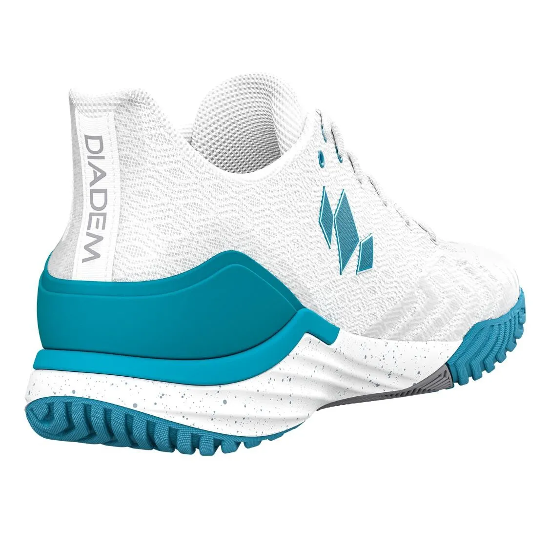 Diadem Women's Court Burst Pickleball Shoes - White/Blue