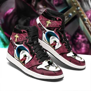 Dracule Mihawk Sneakers Custom Anime OP Shoes Gift Idea